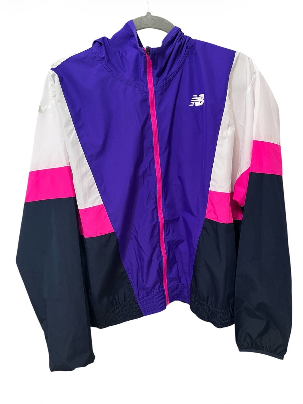 New Balance Colourblock Windbreaker Jacket XL Fits Large NWT